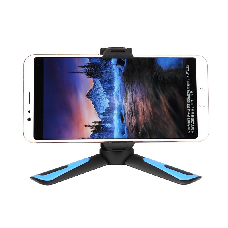 Mini treppiede da tavolo colorato alla moda KINGJOY con morsetto mobile universale per riprese selfie